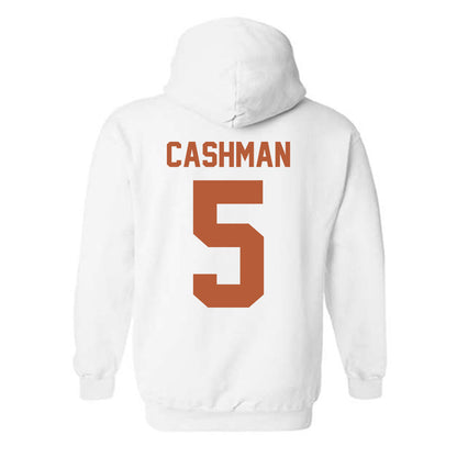 Texas - NCAA Women's Soccer : Ava Cashman - Classic Shersey Hooded Sweatshirt-1