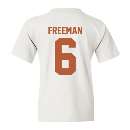 Texas - NCAA Men's Basketball : Elyjah Freeman - Classic Shersey Youth T-Shirt-3