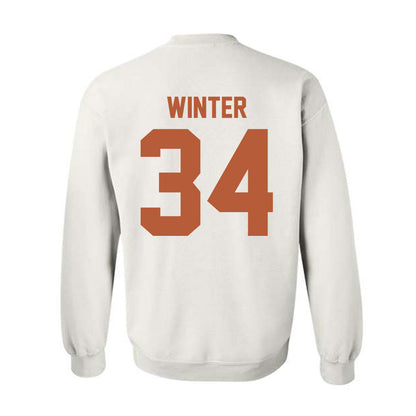 Texas - NCAA Baseball : Michael Winter - Classic Shersey Crewneck Sweatshirt-1