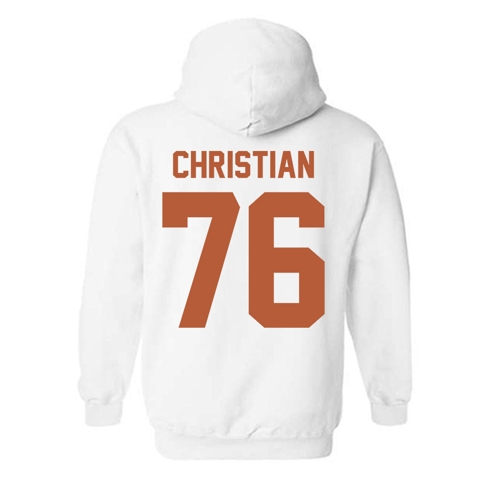 Texas - NCAA Football : Jackson Christian - Classic Shersey Hooded Sweatshirt-1