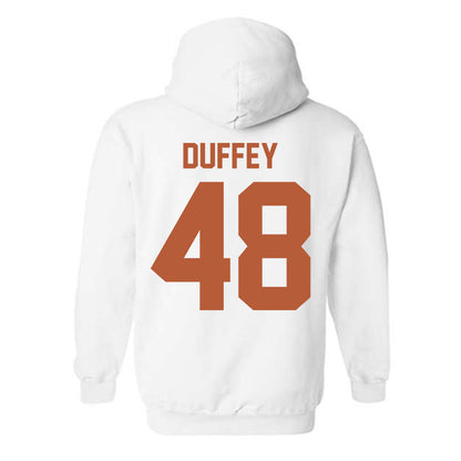 Texas - NCAA Football : Jackson Duffey - Classic Shersey Hooded Sweatshirt-1