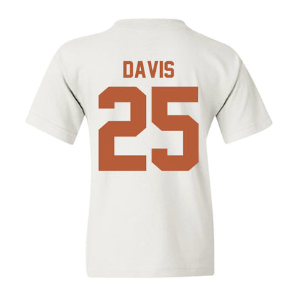 Texas - NCAA Football : Toray Davis - Classic Shersey Youth T-Shirt-3