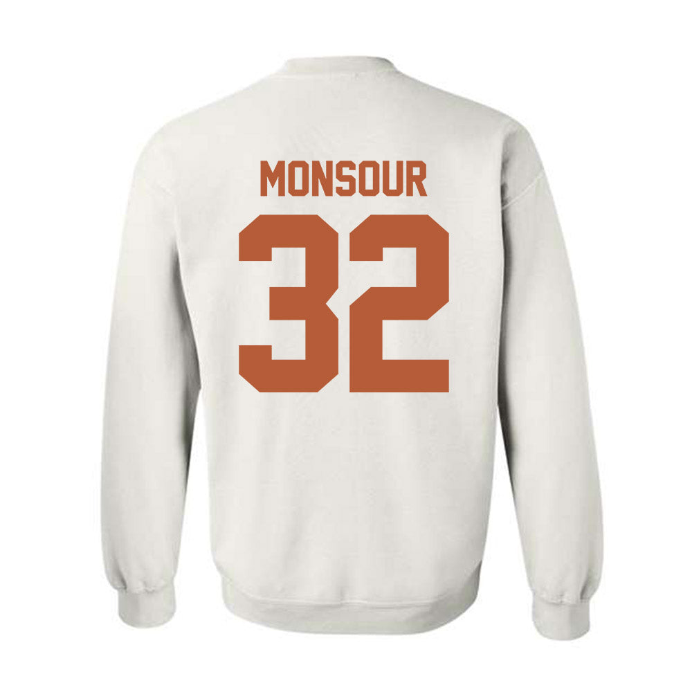 Texas - NCAA Baseball : Maddox Monsour - Classic Shersey Crewneck Sweatshirt-1