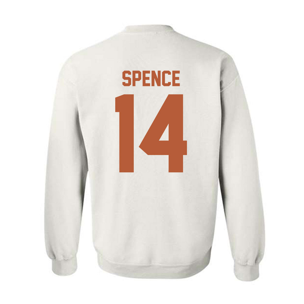 Texas - NCAA Football : Brad Spence - Classic Shersey Crewneck Sweatshirt-1