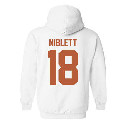 Texas - NCAA Football : Ryan Niblett - Classic Shersey Hooded Sweatshirt-1