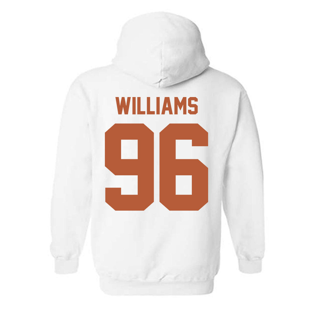 Texas - NCAA Football : Zion Williams - Classic Shersey Hooded Sweatshirt-1