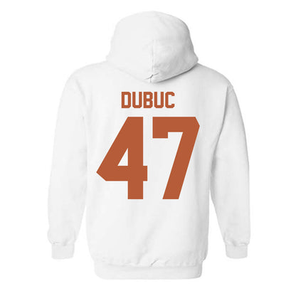 Texas - NCAA Football : Trey Dubuc - Classic Shersey Hooded Sweatshirt-1