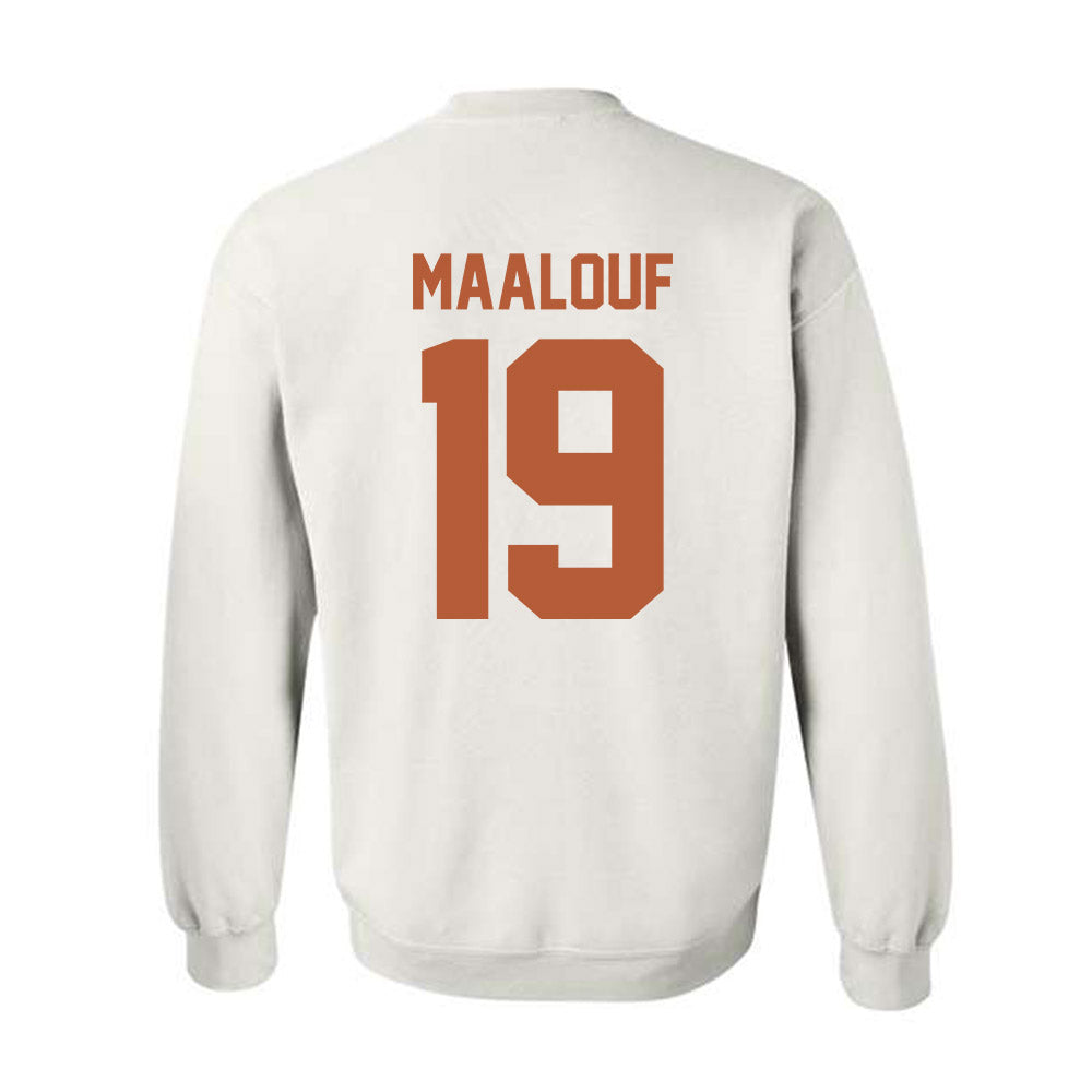 Texas - NCAA Women's Soccer : Rosa Maalouf - Classic Shersey Crewneck Sweatshirt-1