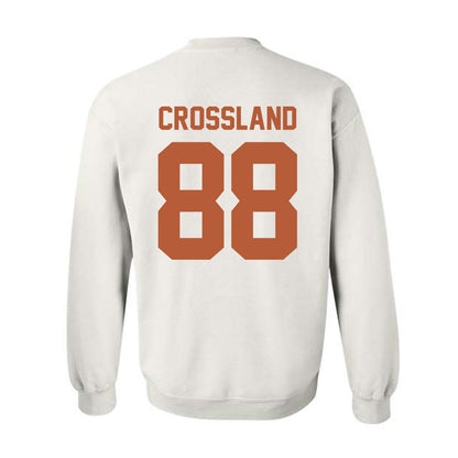 Texas - NCAA Baseball : Brett Crossland - Classic Shersey Crewneck Sweatshirt-1