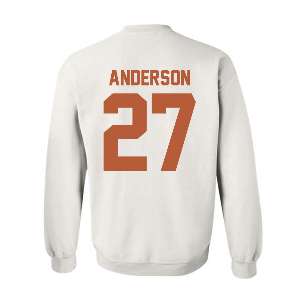 Texas - NCAA Softball : Taylor Anderson - Classic Shersey Crewneck Sweatshirt-1