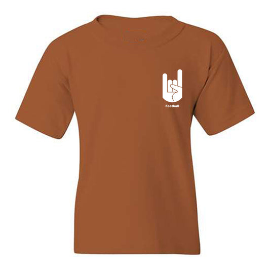 Texas - NCAA Football : Kobe Black - Classic Shersey Youth T-Shirt-0