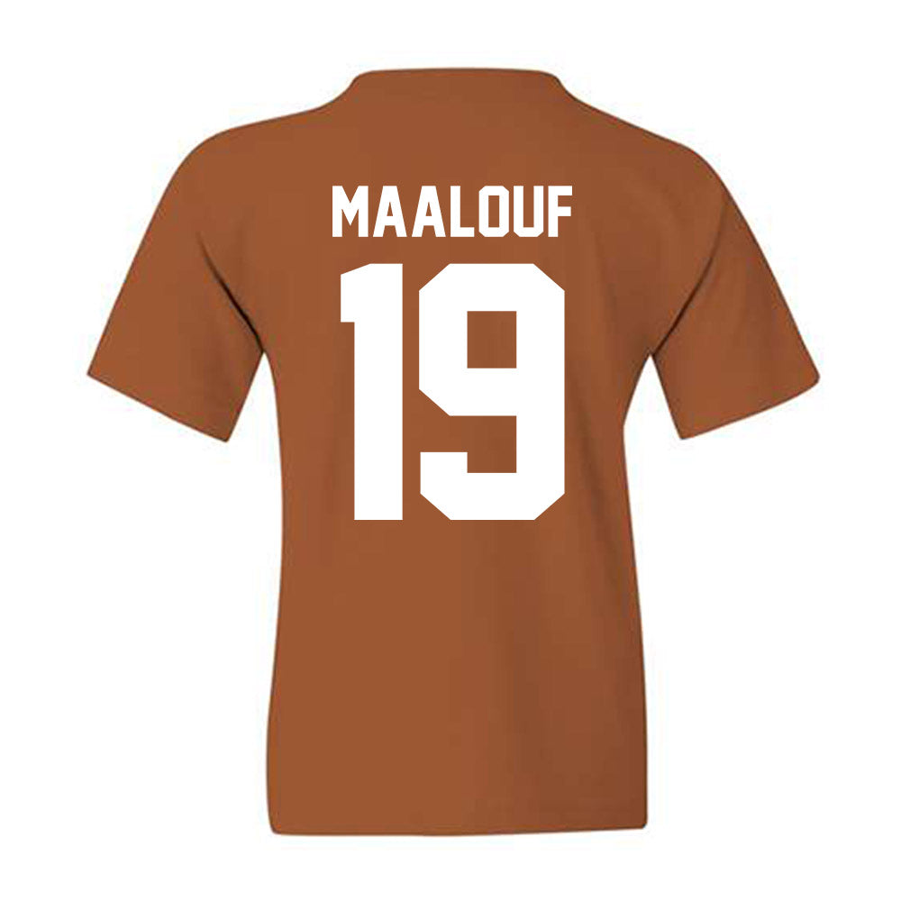 Texas - NCAA Women's Soccer : Rosa Maalouf - Horns Up! Youth T-Shirt-2