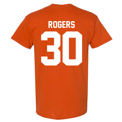 Texas - NCAA Baseball : Kaleb Rogers - Horns Up! T-Shirt-2