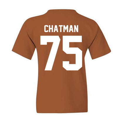 Texas - NCAA Football : Jaydon Chatman - Horns Up! Youth T-Shirt-1
