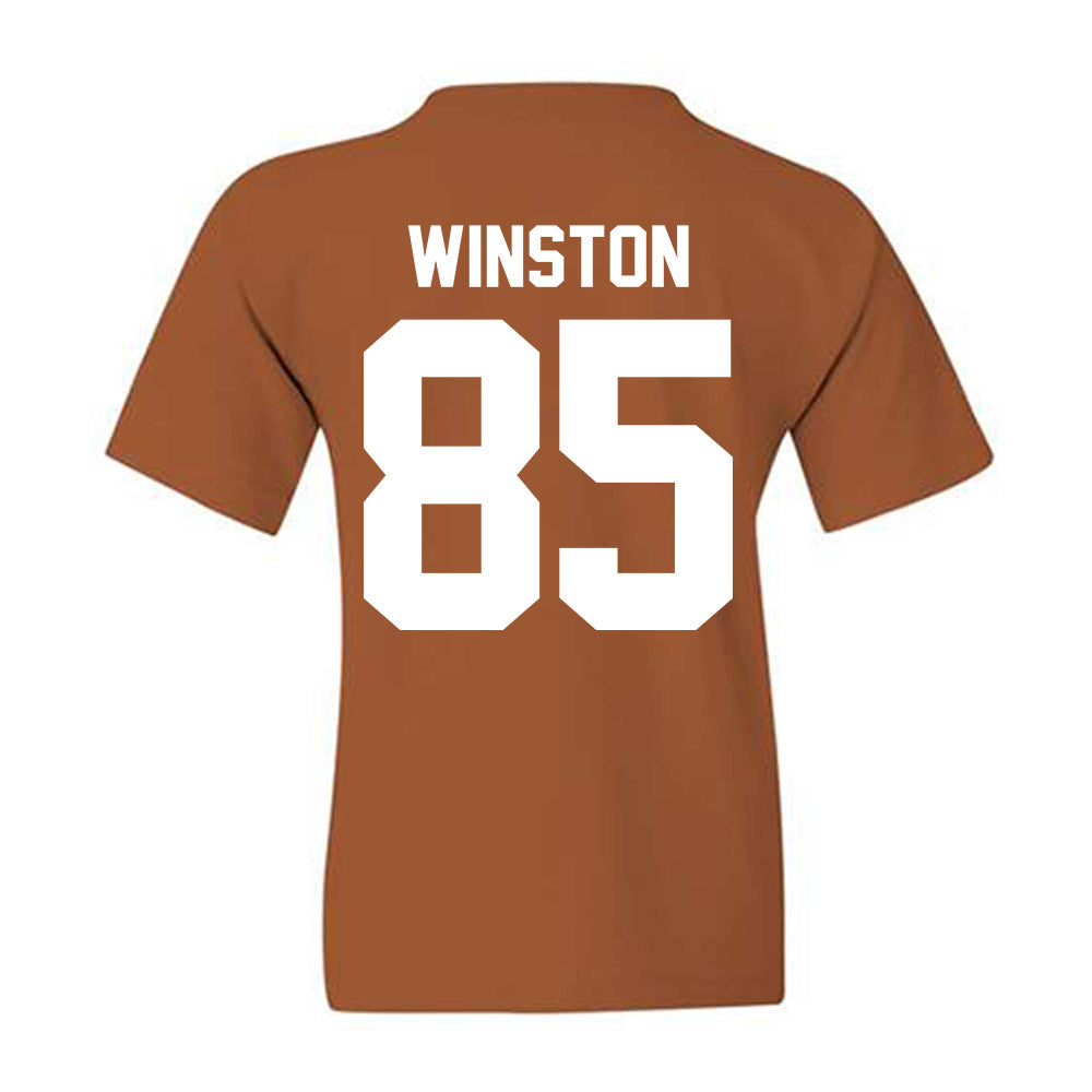 Texas - NCAA Football : Emaree Winston - Horns Up! Youth T-Shirt-1