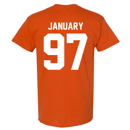 Texas - NCAA Football : Alex January - Horns Up! T-Shirt-1