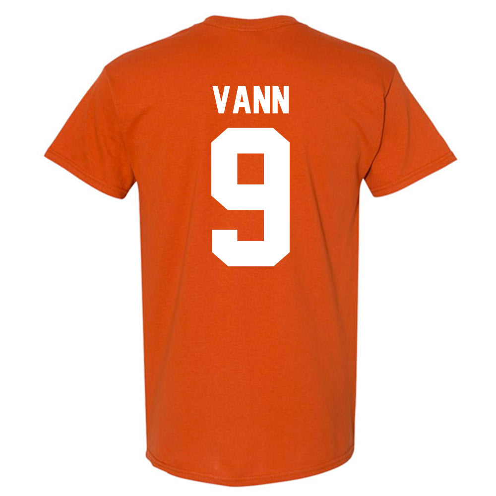 Texas - NCAA Women's Basketball : Zya Vann - Horns Up! T-Shirt-2