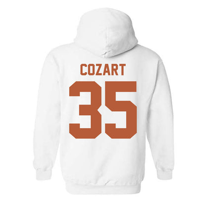 Texas - NCAA Baseball : Samuel Cozart - Horns Up! Hooded Sweatshirt-1