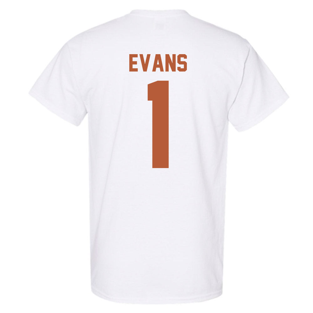 Texas - NCAA Men's Basketball : Amari Evans - Horns Up! T-Shirt-3