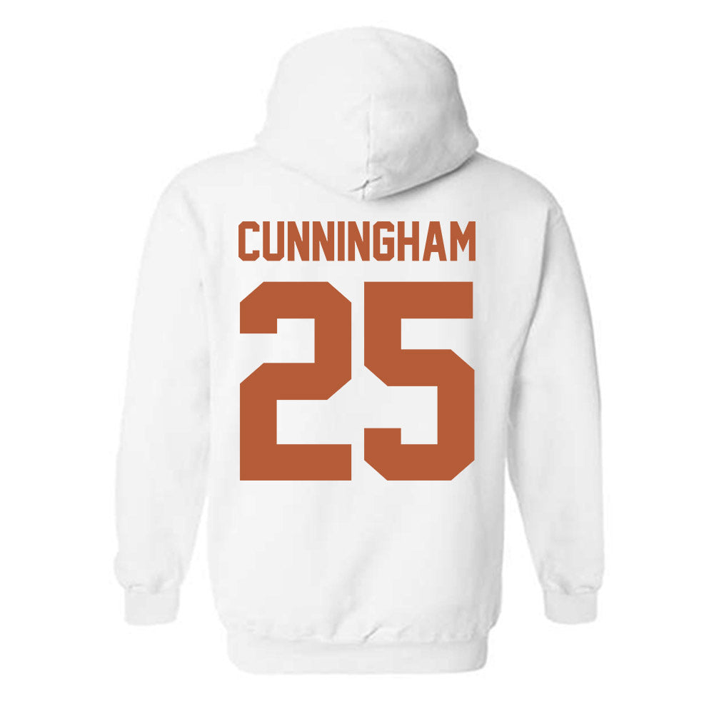 Texas - NCAA Women's Basketball : Breya Cunningham - Horns Up! Hooded Sweatshirt-1