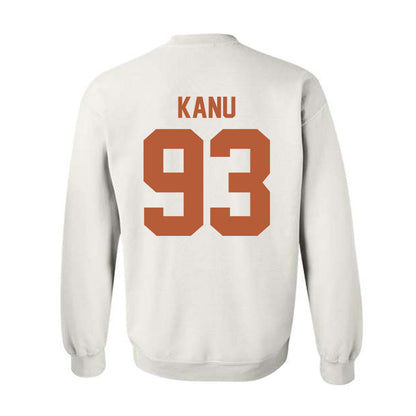 Texas - NCAA Football : Hero Kanu - Horns Up! Crewneck Sweatshirt-1