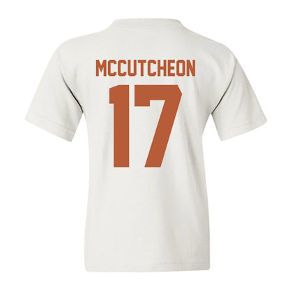 Texas - NCAA Football : Daylan McCutcheon - Horns Up! Youth T-Shirt-3