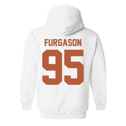 Texas - NCAA Baseball : Jadyn Furgason - Horns Up! Hooded Sweatshirt-1