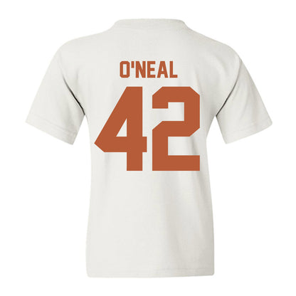 Texas - NCAA Football : Trott O'Neal - Horns Up! Youth T-Shirt-1