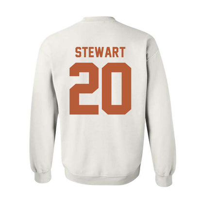 Texas - NCAA Softball : Katie Stewart - Horns Up! Crewneck Sweatshirt-1