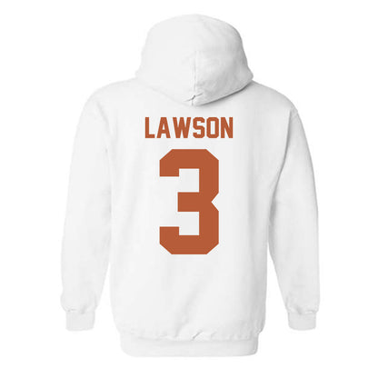 Texas - NCAA Softball : MaTaia Lawson - Horns Up! Hooded Sweatshirt-1