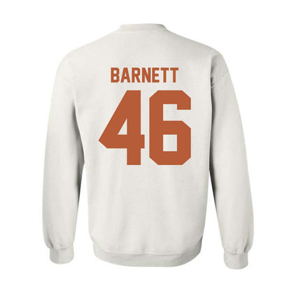 Texas - NCAA Football : Spencer Barnett - Horns Up! Crewneck Sweatshirt-1