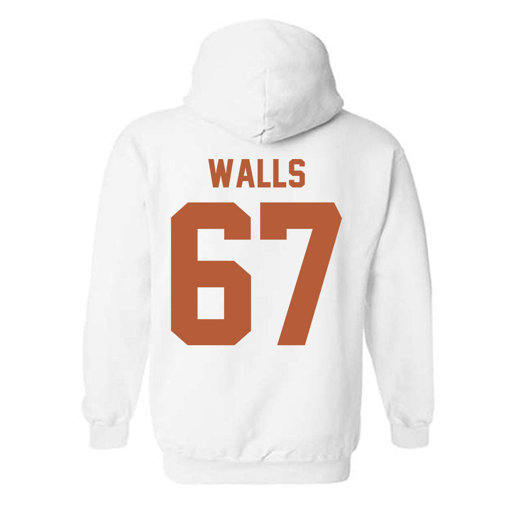 Texas - NCAA Baseball : Brody Walls - Horns Up! Hooded Sweatshirt-1