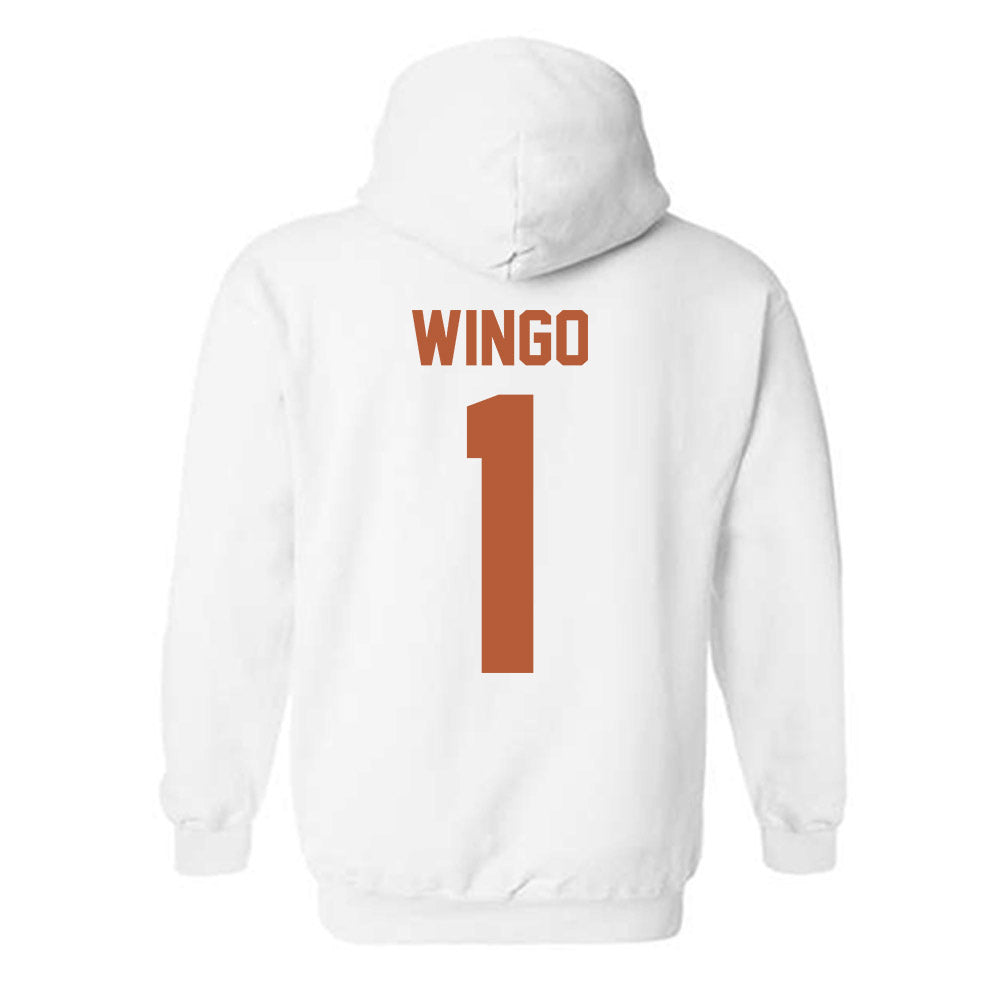 Texas - NCAA Football : Ryan Wingo - Horns Up! Hooded Sweatshirt-1