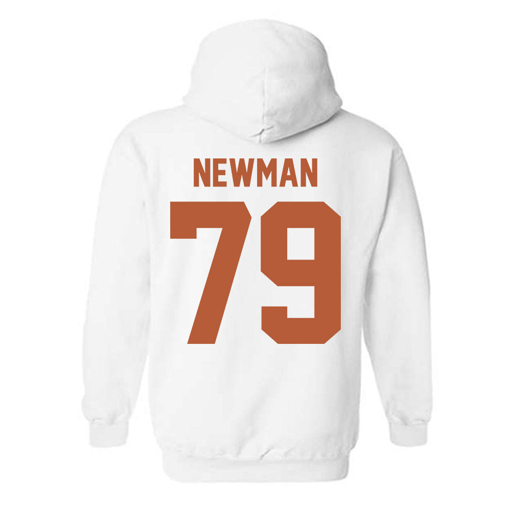 Texas - NCAA Football : Jonte Newman - Horns Up! Hooded Sweatshirt-1