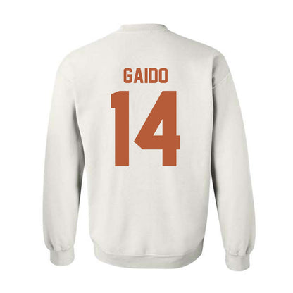 Texas - NCAA Women's Volleyball : Addison Gaido - Horns Up! Crewneck Sweatshirt-1