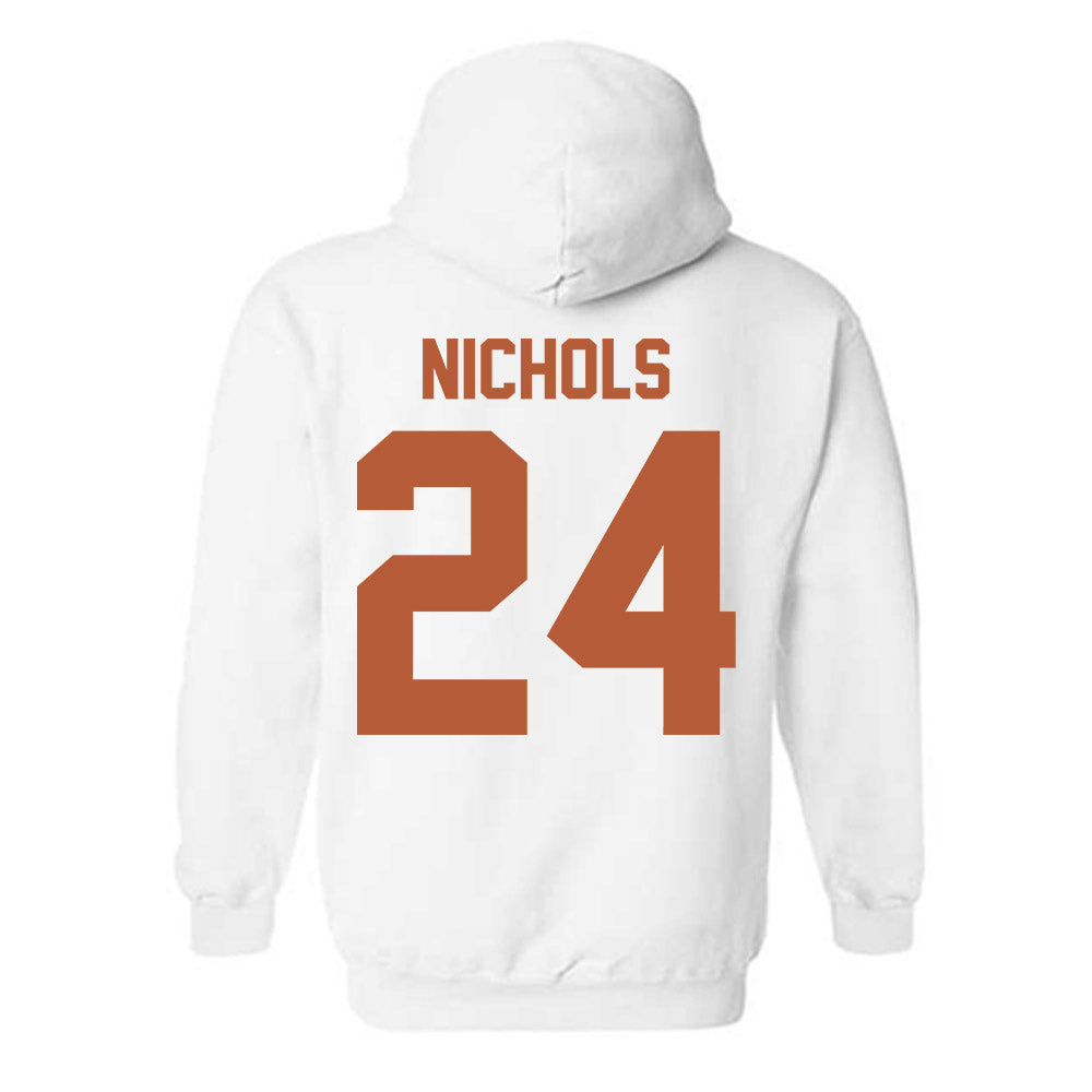 Texas - NCAA Softball : Jaycie Nichols - Horns Up! Hooded Sweatshirt-1