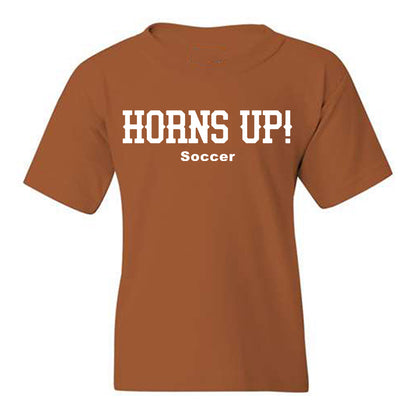 Texas - NCAA Women's Soccer : Paige Mouw - Horns Up! Youth T-Shirt-0