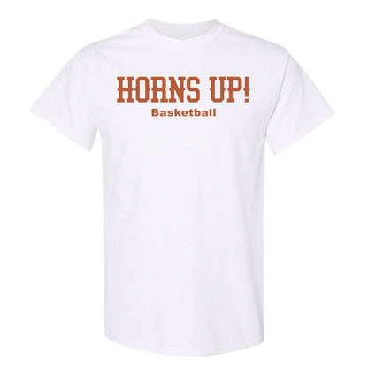 Texas - NCAA Women's Basketball : Isi Etute - Horns Up! T-Shirt-1