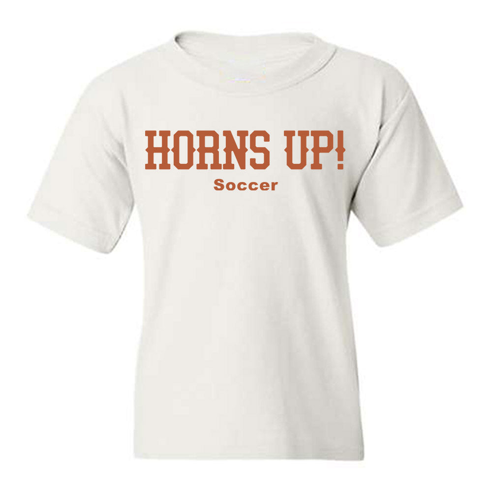 Texas - NCAA Women's Soccer : Paige Mouw - Horns Up! Youth T-Shirt-1