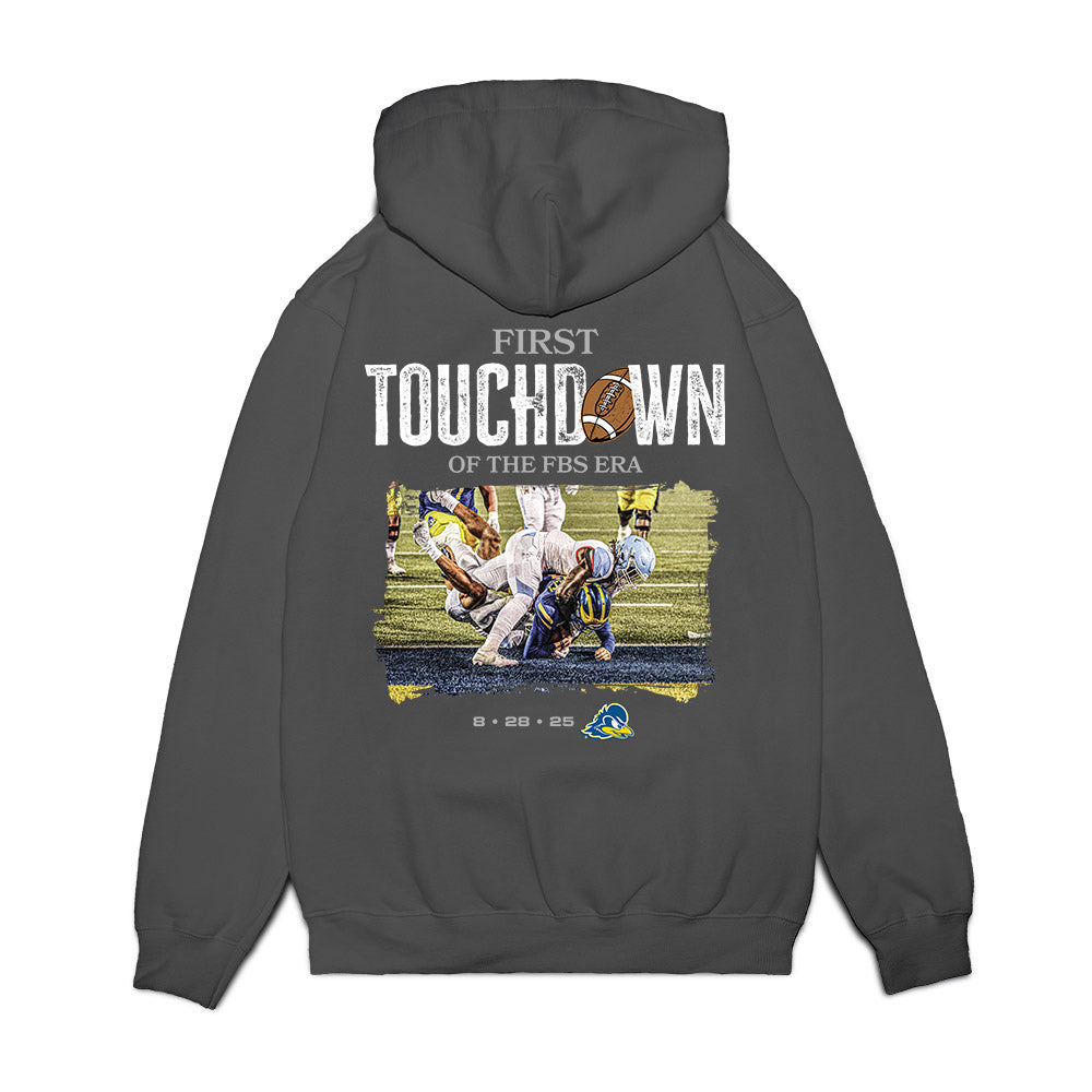 Delaware - NCAA Football : Nicholas Minicucci - Collage Premium Hooded Sweatshirt-1