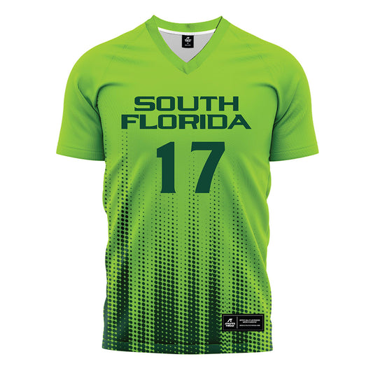 USF - NCAA Women's Soccer : Delaney Tellex - Slime Halftone Soccer Jersey-0