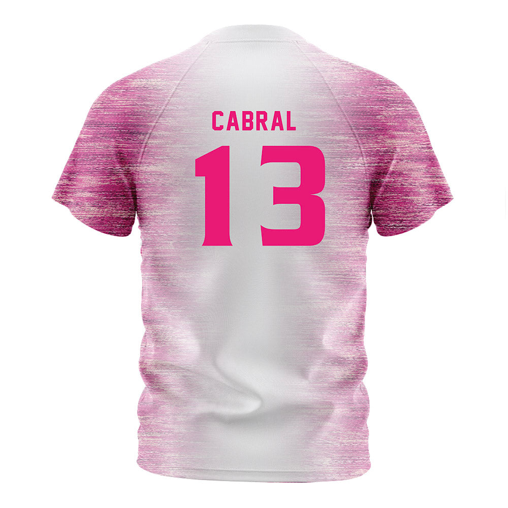 USF - NCAA Women's Soccer : Sophia Cabral - Pink Heather Soccer Jersey-1