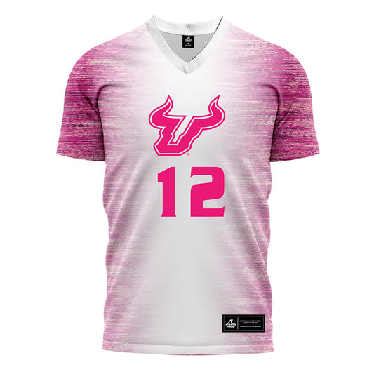 USF - NCAA Women's Soccer : Reese Rupe - Pink Heather Soccer Jersey-0