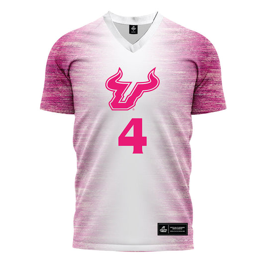 USF - NCAA Women's Soccer : Selma Astrom - Pink Heather Soccer Jersey-0