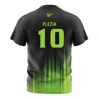 USF - NCAA Women's Soccer : Ava Plezia - Black Halftone Soccer Jersey-1