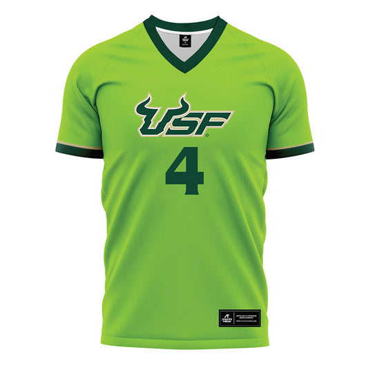 USF - NCAA Women's Soccer : Selma Astrom - Slime Green Soccer Jersey-0
