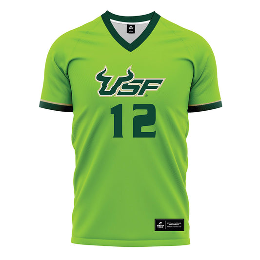 USF - NCAA Women's Soccer : Reese Rupe - Slime Green Soccer Jersey-0