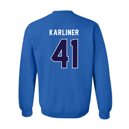 UCSB - NCAA Baseball : Noah Karliner - Classic Shersey Crewneck Sweatshirt-1
