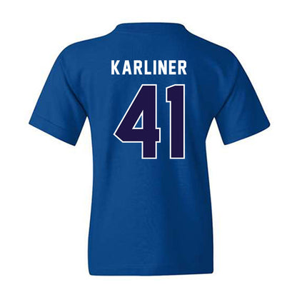 UCSB - NCAA Baseball : Noah Karliner - Classic Shersey Youth T-Shirt-1