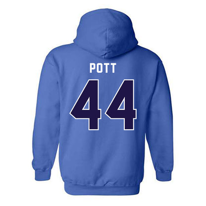 UCSB - NCAA Baseball : Kyle Pott - Classic Shersey Hooded Sweatshirt-1